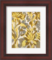 Framed Painted Tropical Screen I