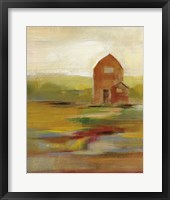 Hillside Barn II Framed Print