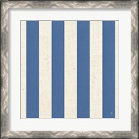 Framed 'Blue Sky Garden Pattern VA' border=