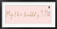 Framed Underlined Bubbly III Pink
