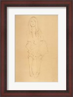 Framed Seated Girl Seen From the Front