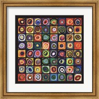 Framed Color of Squares