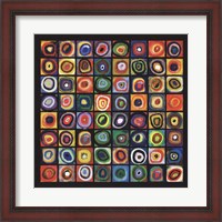 Framed Color of Squares