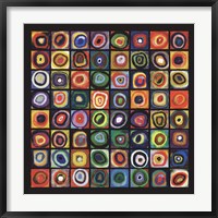 Framed Color of Squares