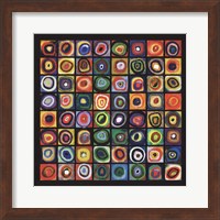 Framed Color of Squares