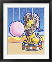 Framed Bubble Gum Lion