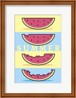 Framed SummerFlag Watermelon Summer 1