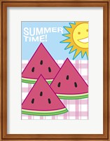 Framed SummerFlag Watermelon Summer 3