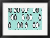 Framed Penguin Parade