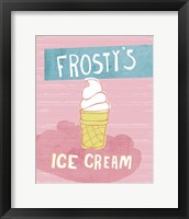 Framed Frosty's Ice Cream