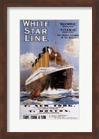 Framed White Star Line
