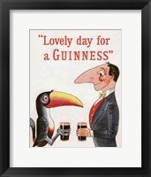 Framed Lovely Day for a Guinness