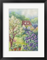 Framed Lilac Garden