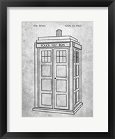 Framed Dr. Who - Police Box