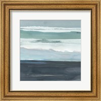Framed Teal Sea I