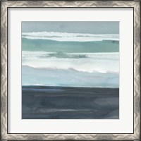 Framed Teal Sea I