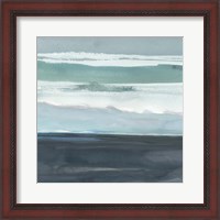 Framed Teal Sea I