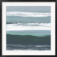 Framed Teal Sea II