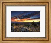 Framed Sunset in the Desert IV