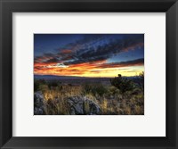 Framed Sunset in the Desert IV