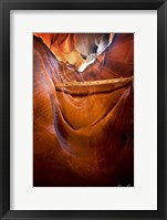 Sun Shining Through Canyon V Framed Print