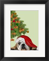 Framed English Bulldog, Cookie Tree
