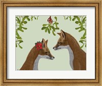 Framed Foxes and Mistletoe