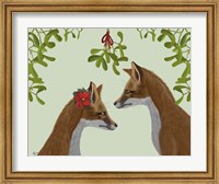 Framed Foxes and Mistletoe