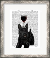 Framed Dog Au Vin, Scottish Terrier