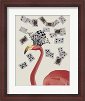 Framed Flamingo and Cards