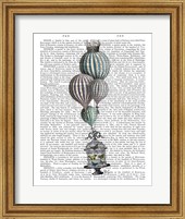 Framed Balloon and Bird Cage 1