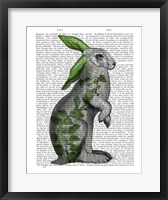 Framed Hare with Green Ears