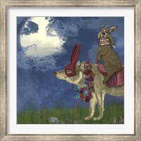 Framed Arrival of the Hare King
