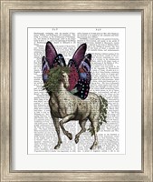 Framed Horse with Butterfly Wings