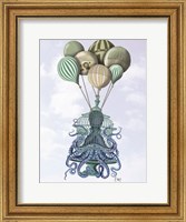 Framed Octopus Cage and Balloons