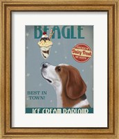 Framed Beagle Ice Cream