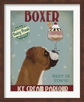Framed Boxer Ice Cream