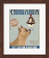 Framed Chihuahua, Fawn, Ice Cream