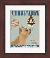 Framed Chihuahua, Fawn, Ice Cream