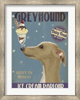 Framed Greyhound, Tan, Ice Cream