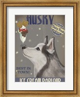 Framed Husky Ice Cream