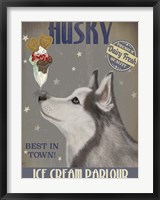 Framed Husky Ice Cream