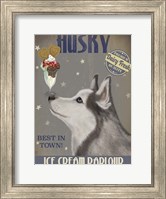 Framed Husky Ice Cream