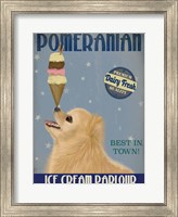 Framed Pomeranian Ice Cream