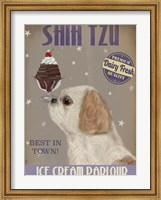 Framed Shih Tzu Ice Cream