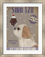 Framed Shih Tzu Ice Cream