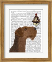 Framed Airedale Ice Cream