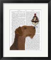 Framed Airedale Ice Cream