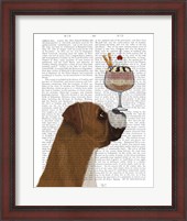 Framed Boxer Ice Cream