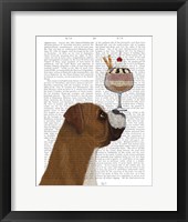 Framed Boxer Ice Cream